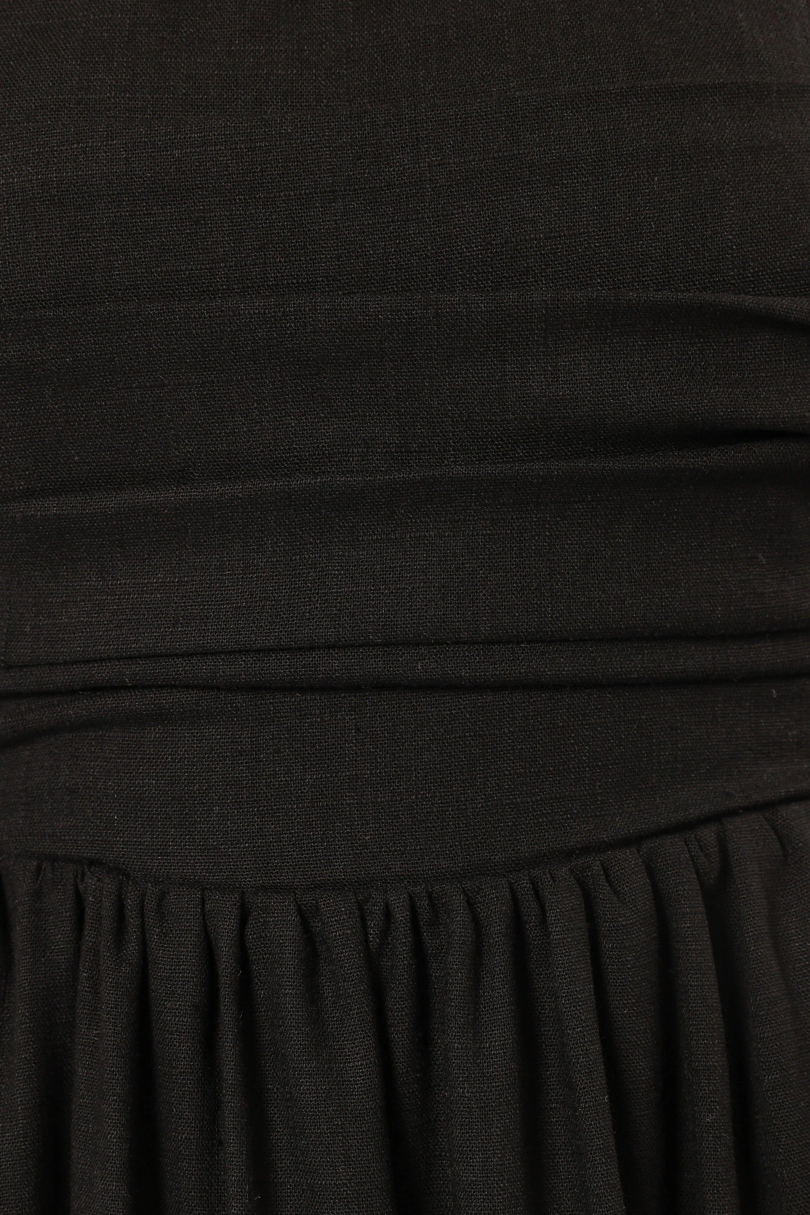 Kayt Strapless Dress Black
