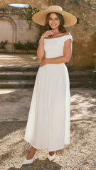 Immy Midi Dress White