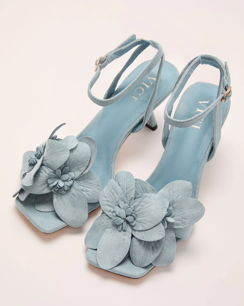 Island Petal Floral Applique Heels