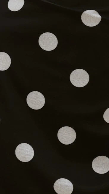 Sammie Mini Dress Black White Polka