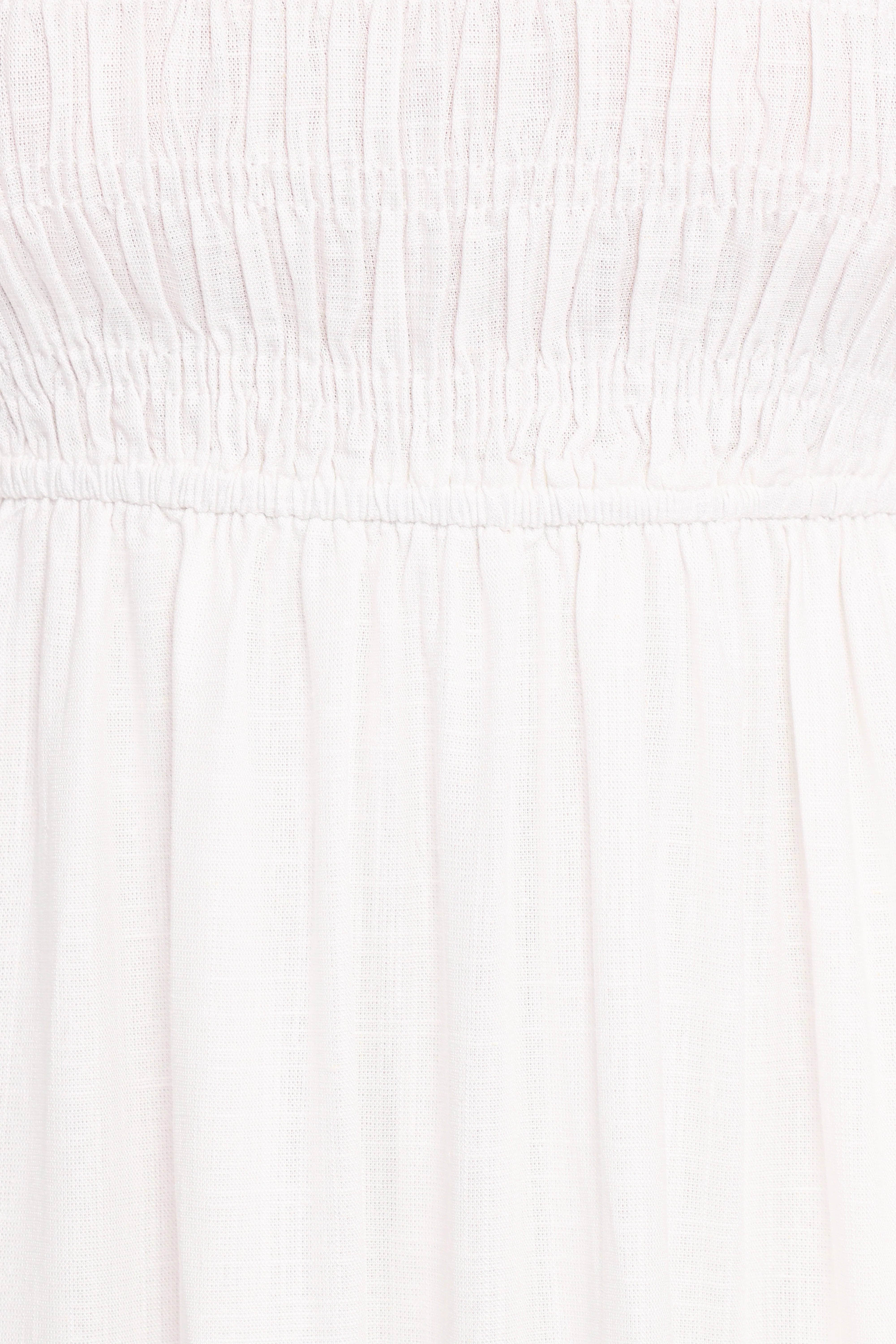 Emari Puff Sleeve Mini Dress White