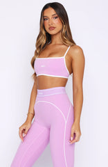 Elite Sports Bra Orchid White