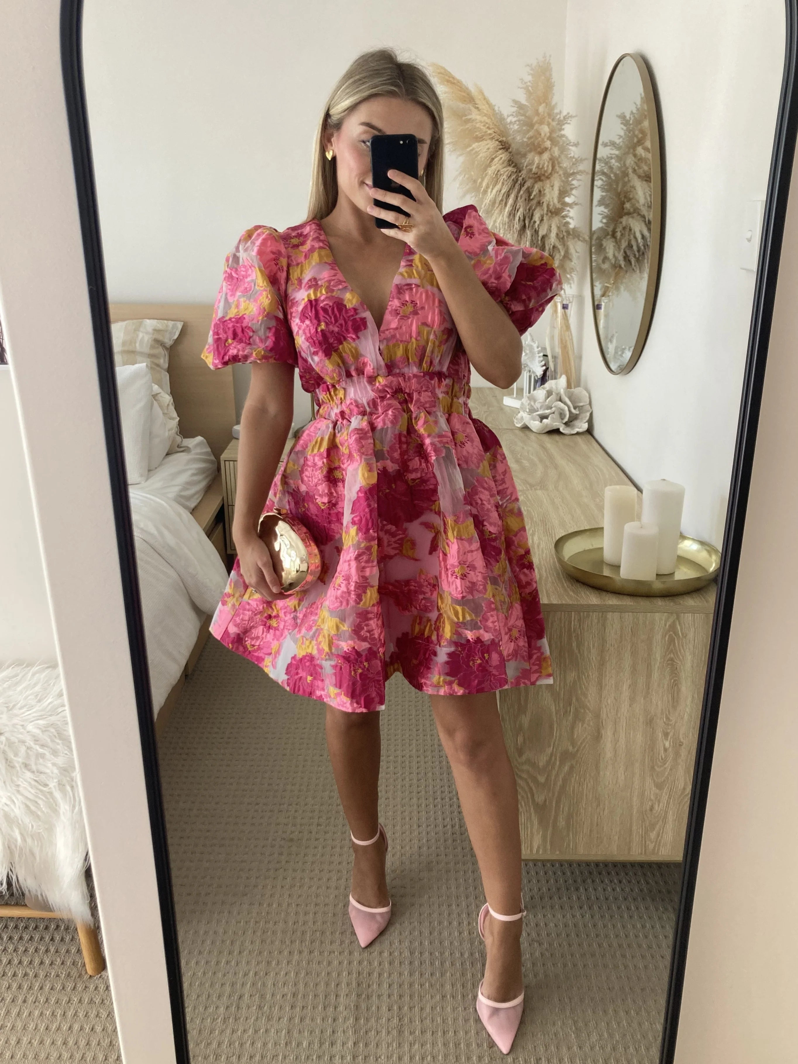 Abel Mini Dress Pink