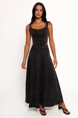 Mara Midi Skirt Black