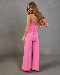 Trendsetter Denim Jumpsuit