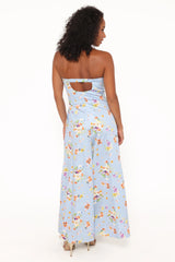 Wren Jumpsuit Cornflower Blue Floral