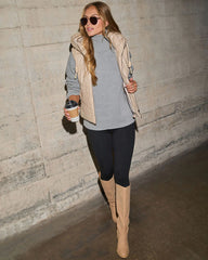 Umah Ribbed Mock Neck Sweater