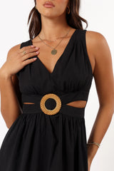 Carmella Midi Dress Black