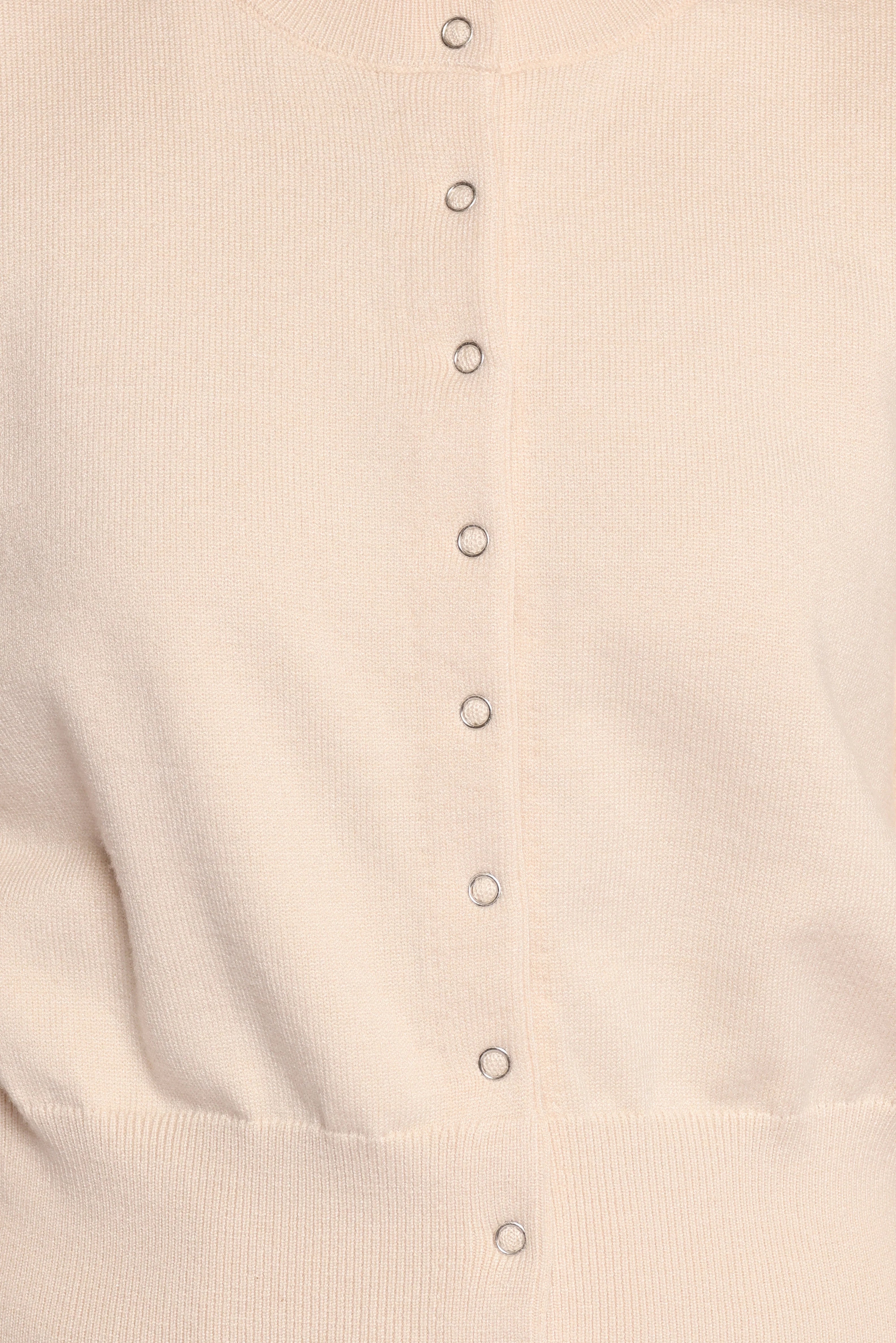 Elita Fitted Cardigan Cream