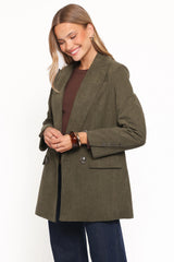 Madi Corduroy Blazer Olive