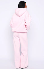 Vibe Too High Wide Leg Sweatpants Pink
