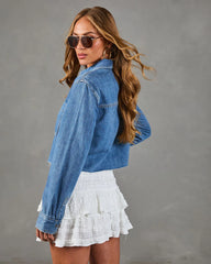 Keanu Cropped Denim Shirt