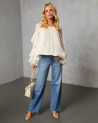 Morgen Tiered Ruffle Blouse