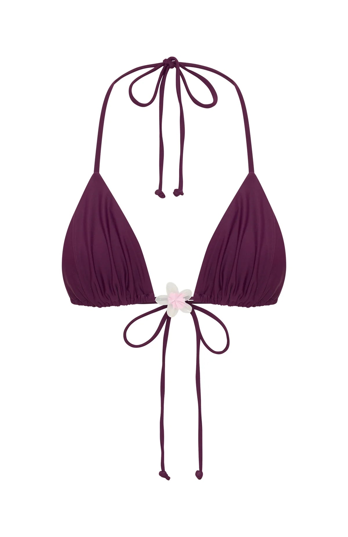 Frangipani Isle Bikini Top Plum