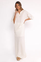 Meera Midi Skirt White