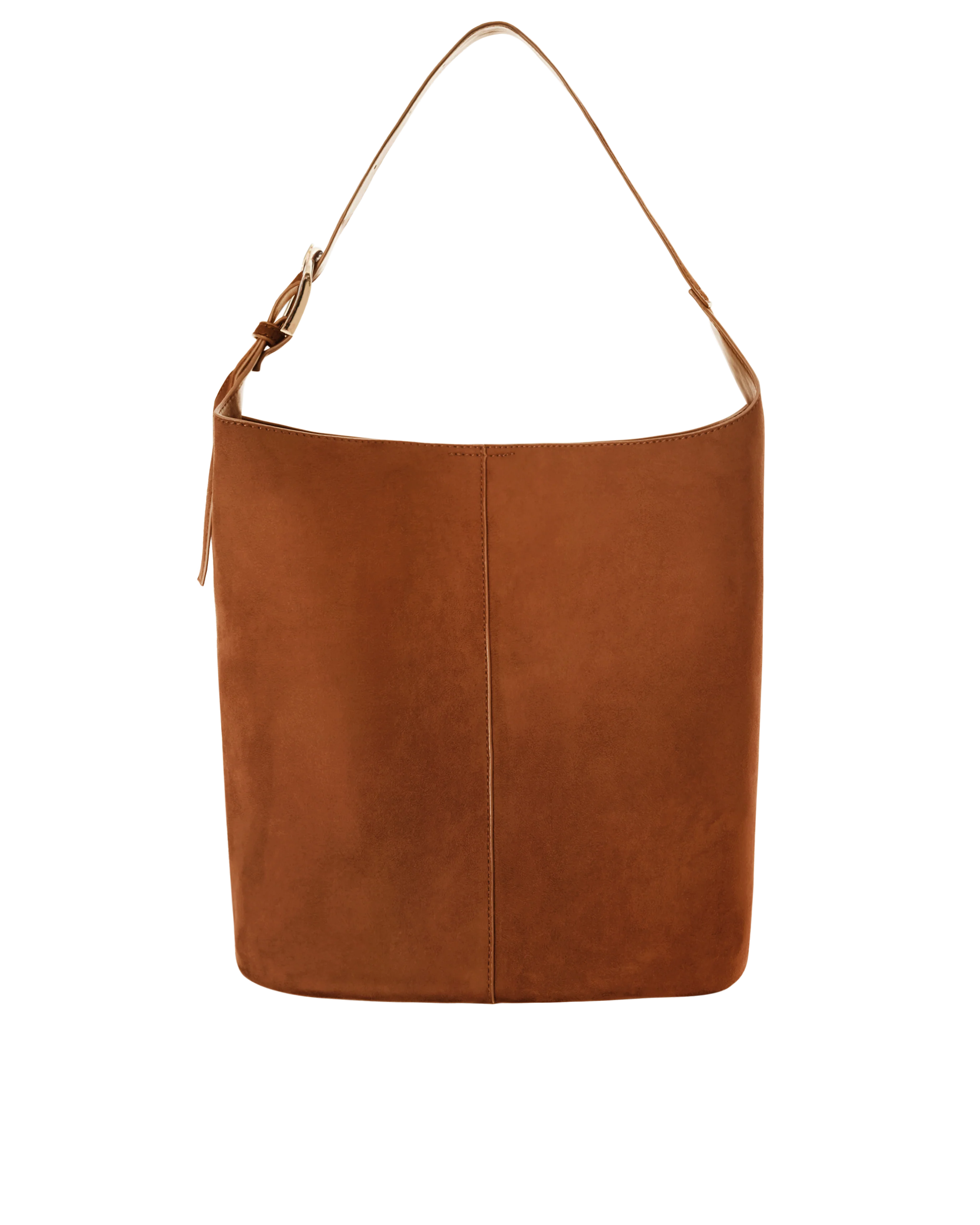 Cali Shoulder Bag Tan Suede