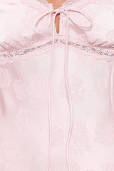 Melita Lace Maxi Dress Pink