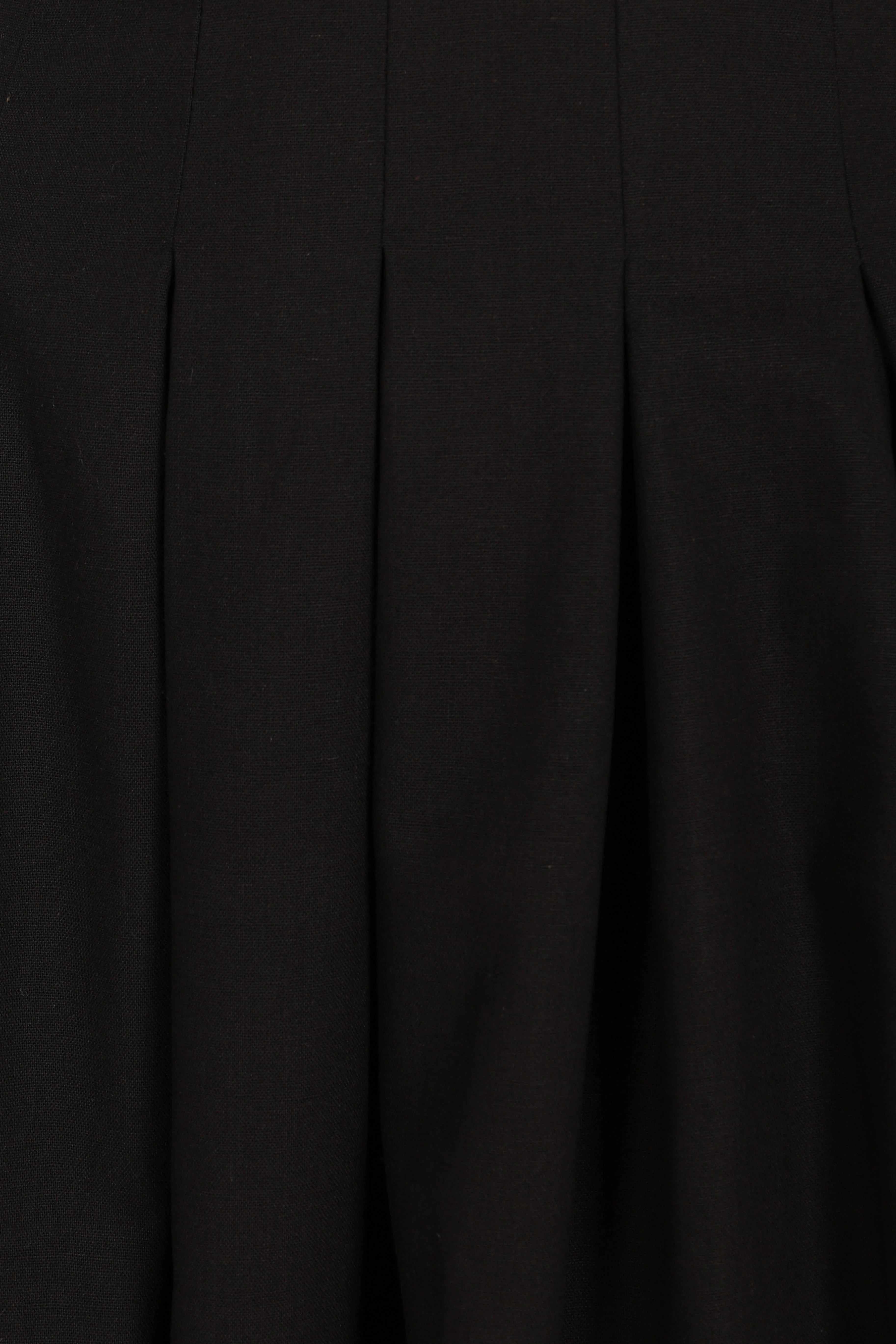 Maria Puff Sleeve Midi Dress Black