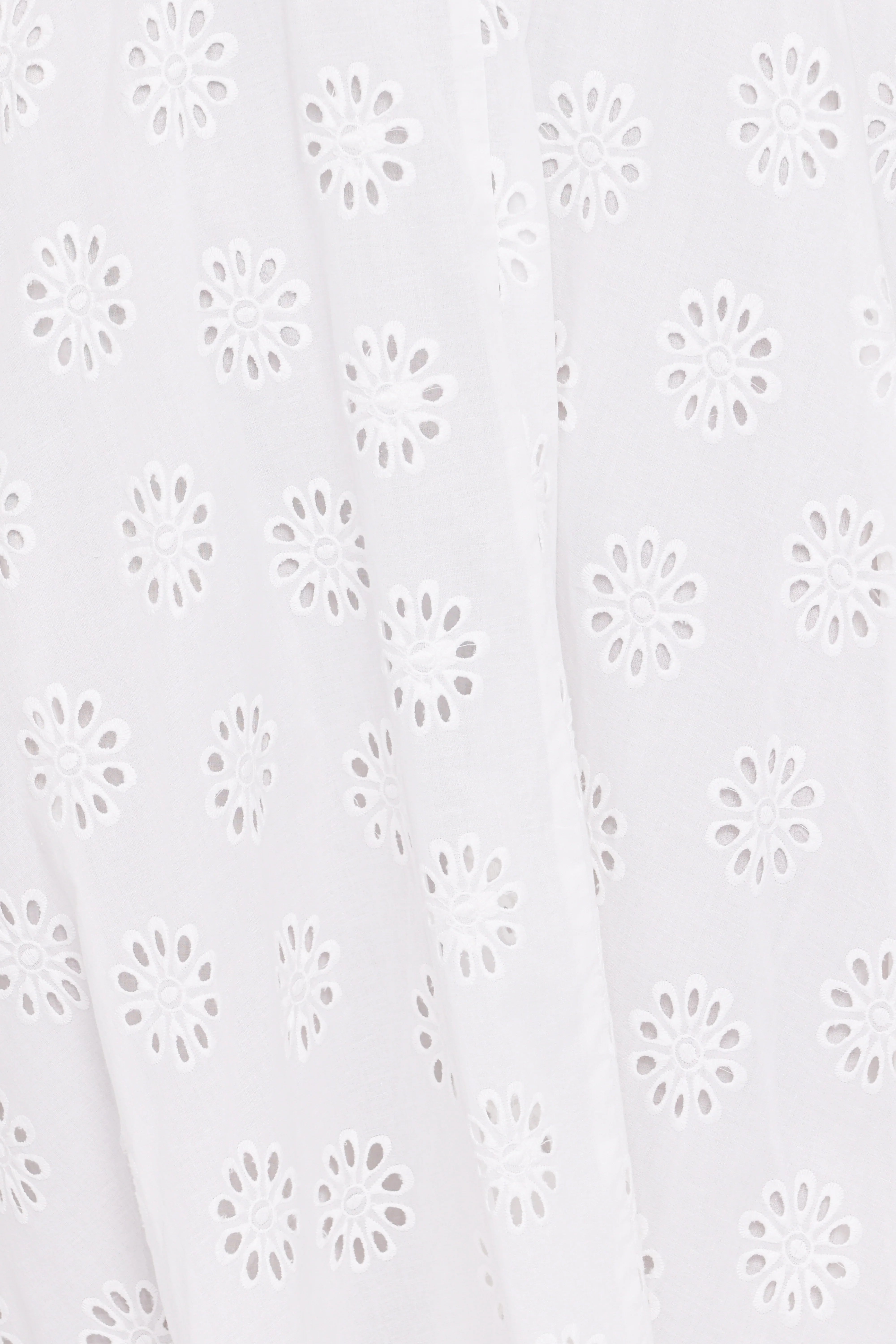 Varia Eyelet Maxi Skirt White