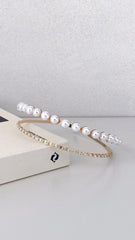 Sinclair Headpiece Gold Pearl