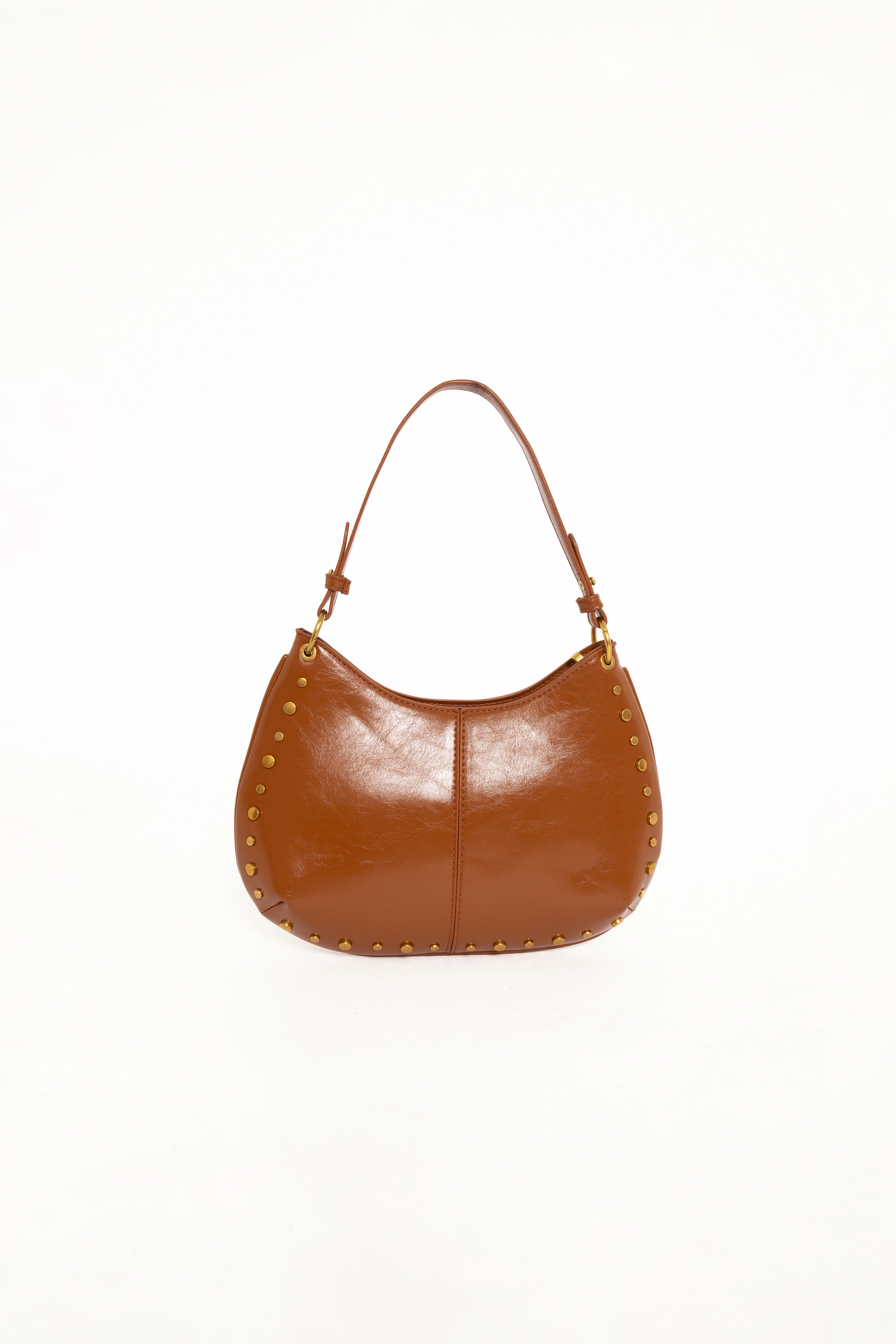 Celia Studded Bag Tan