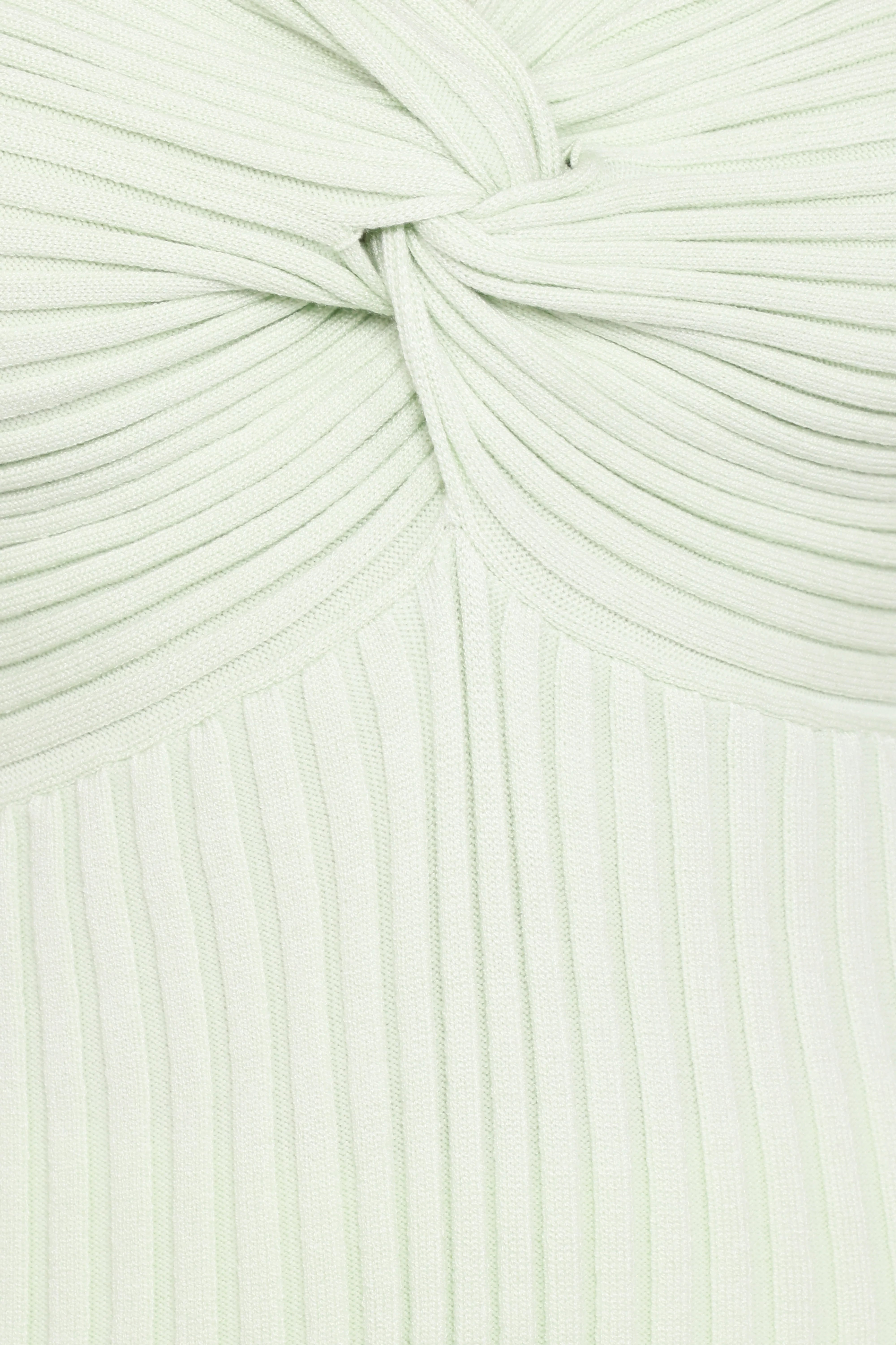 Demi Twist Detail Knit Top Sage