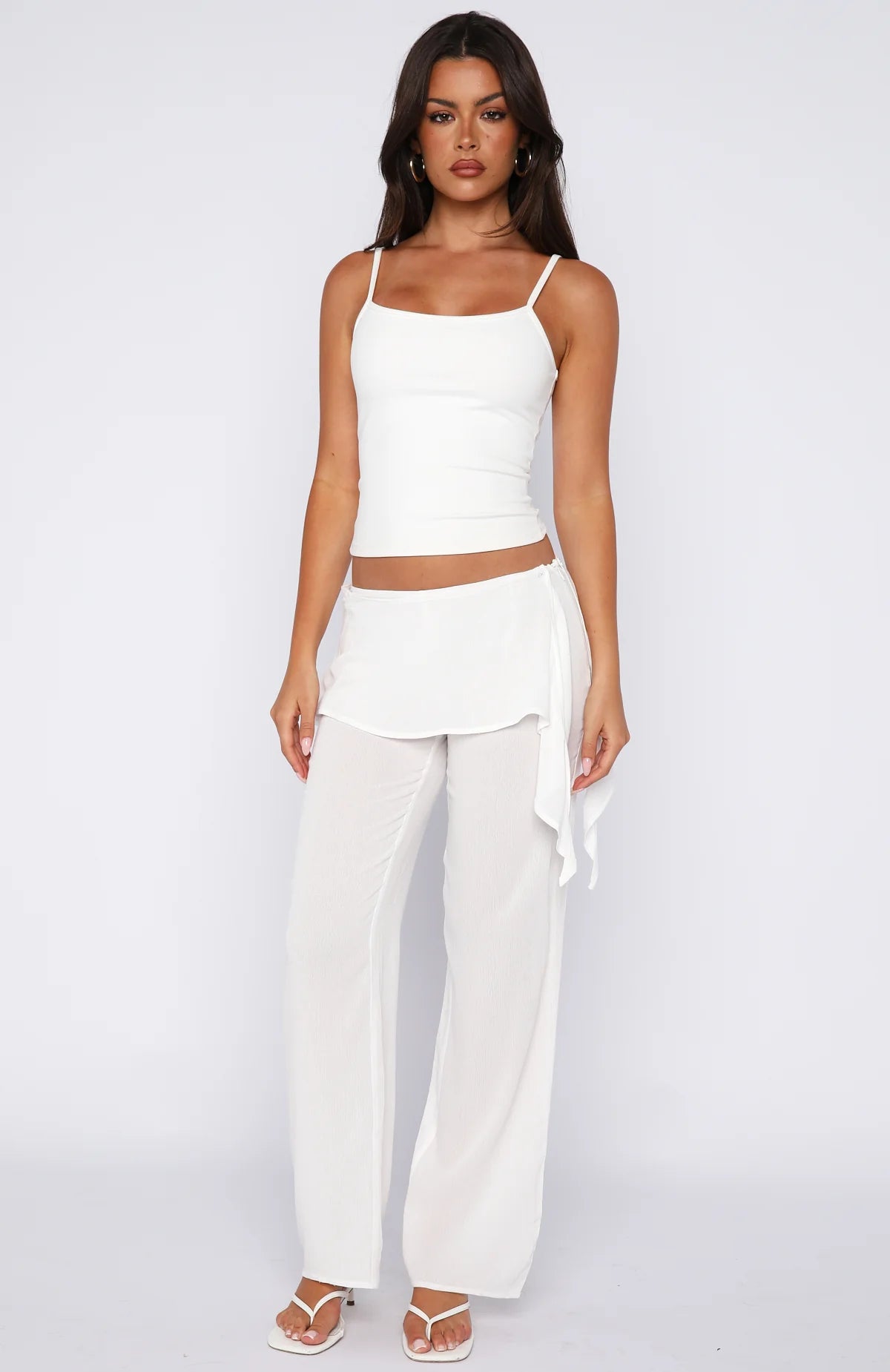 Start Me Up Pants White
