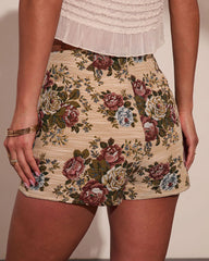 Wildflower West Floral Tapestry Shorts