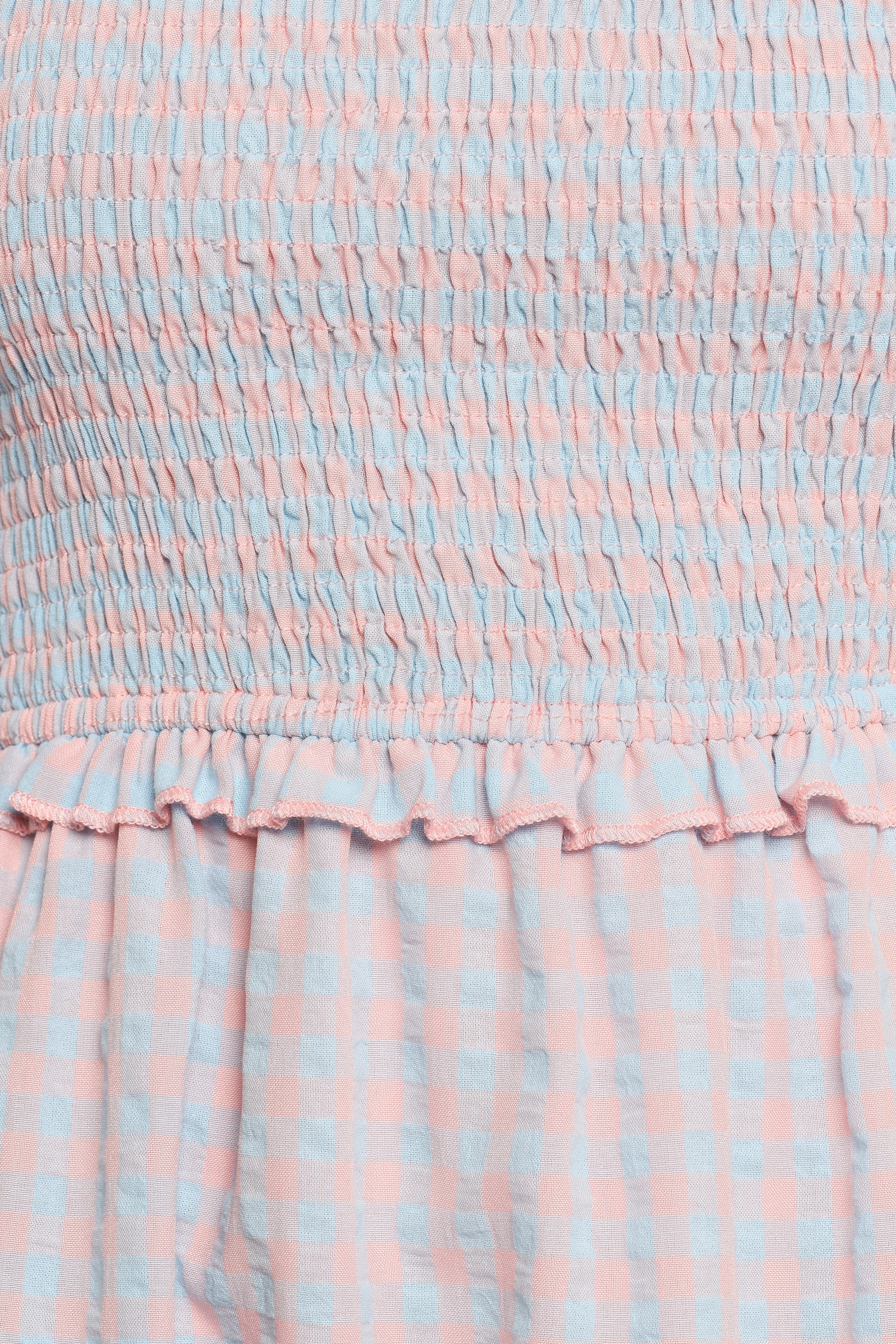 Lille Midi Dress Blue Gingham