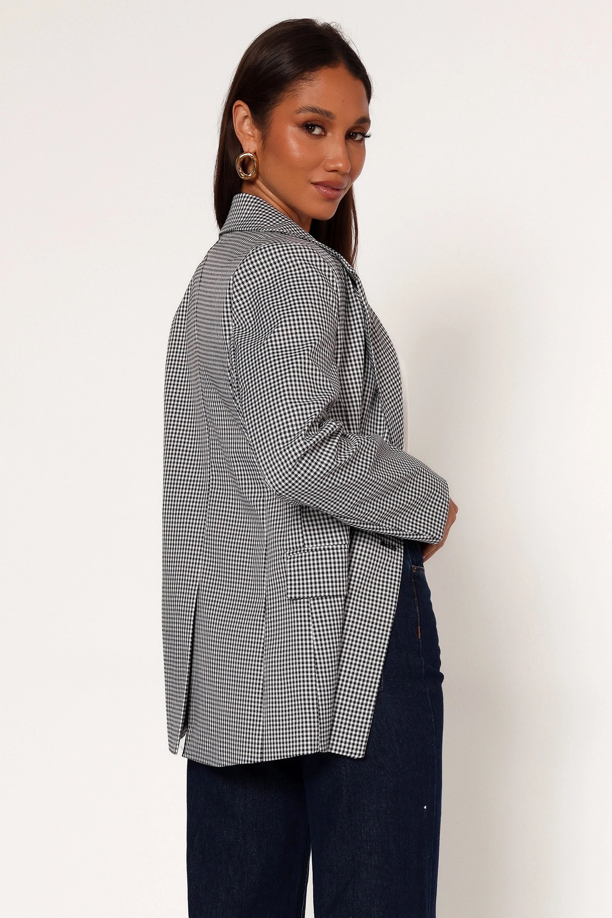 Juliette Blazer Black White