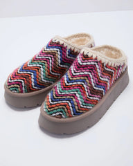 Emberlane Embroidered Platform Mules