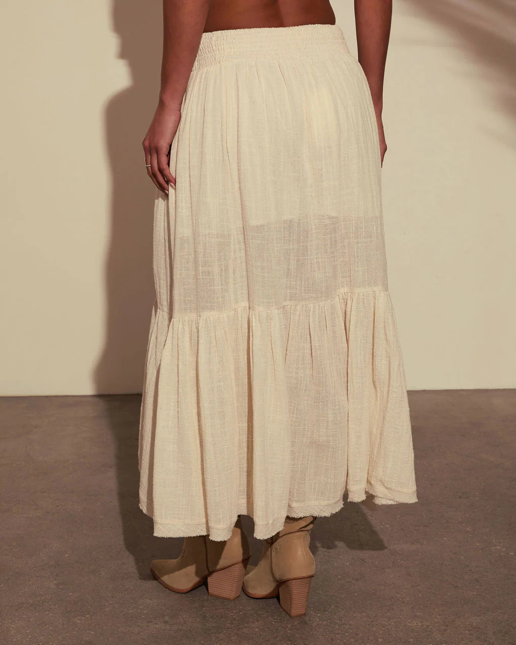 Harmonic High Low Maxi Skirt