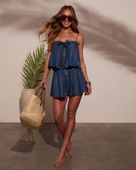 Meadow Mist Sleeveless Crop Top