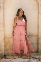 Lillee Tiered Maxi Dress Mauve