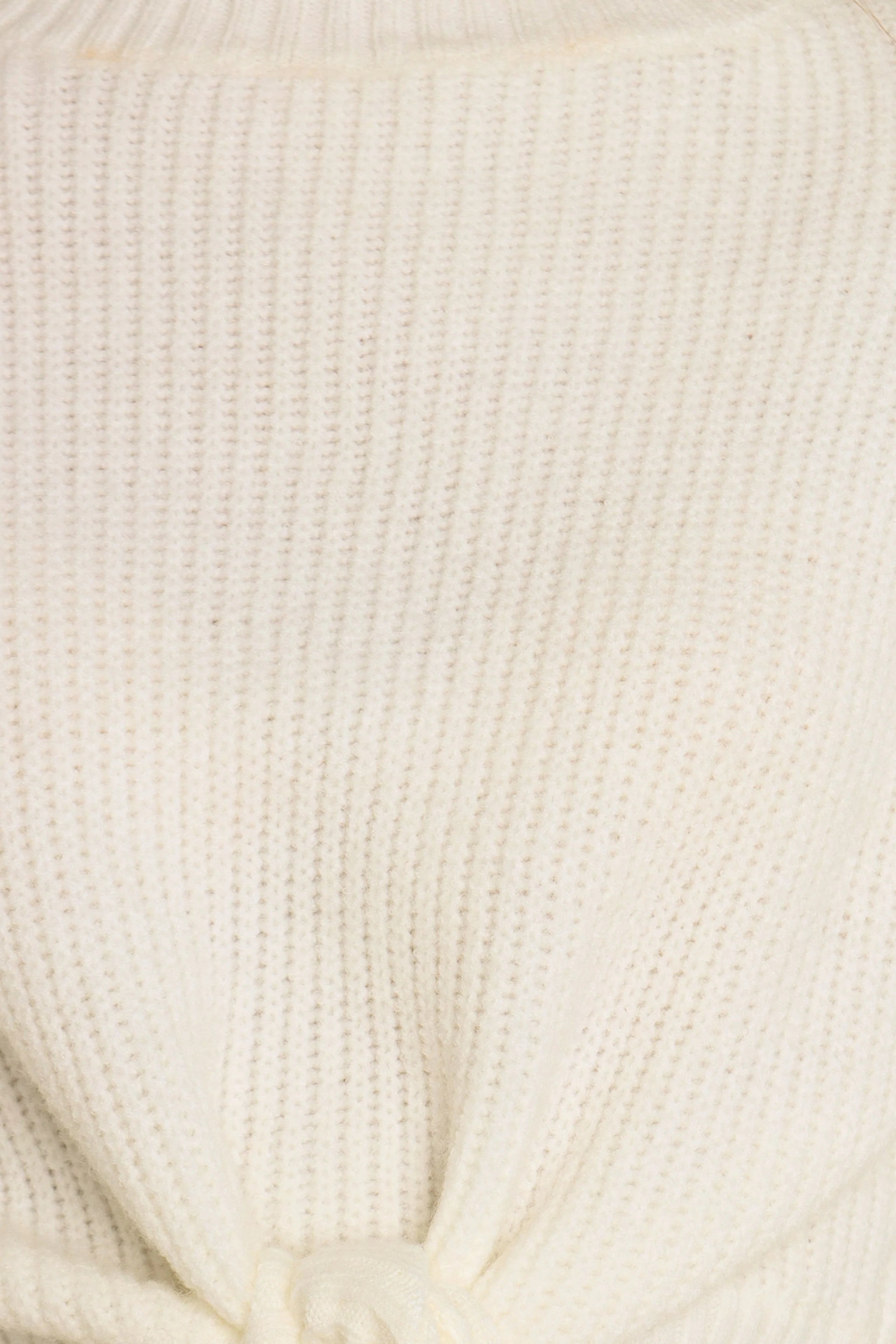 Captivate Knit Sweater Cream