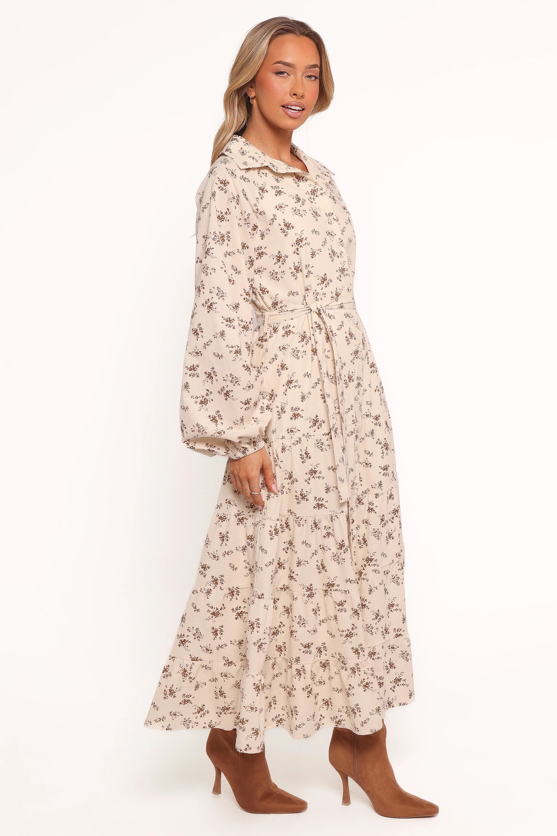Lincoln Long Sleeve Maxi Dress Floral