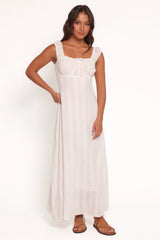 Jessalyn Maxi Dress White