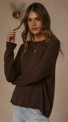 Lakoa Knit Top Chocolate
