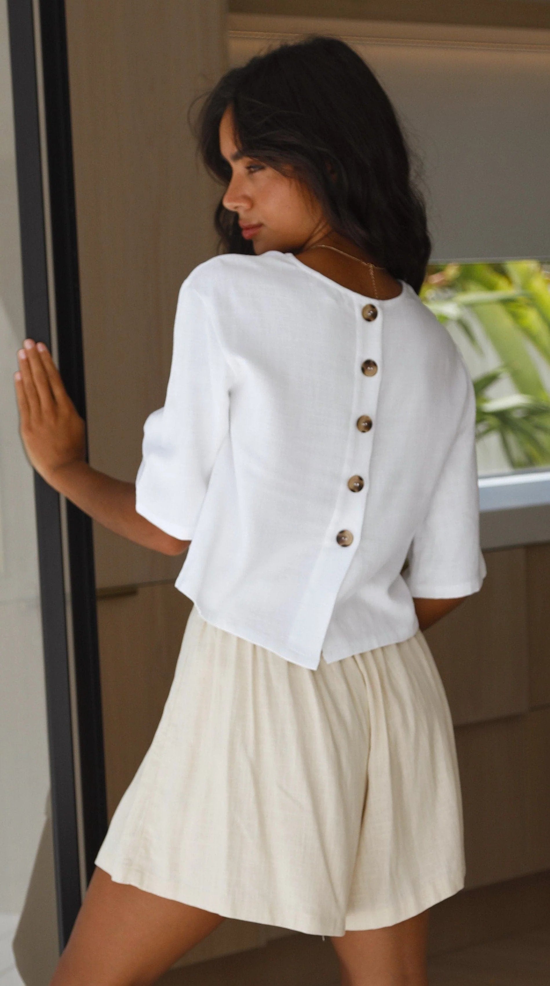 Charlotte Top White
