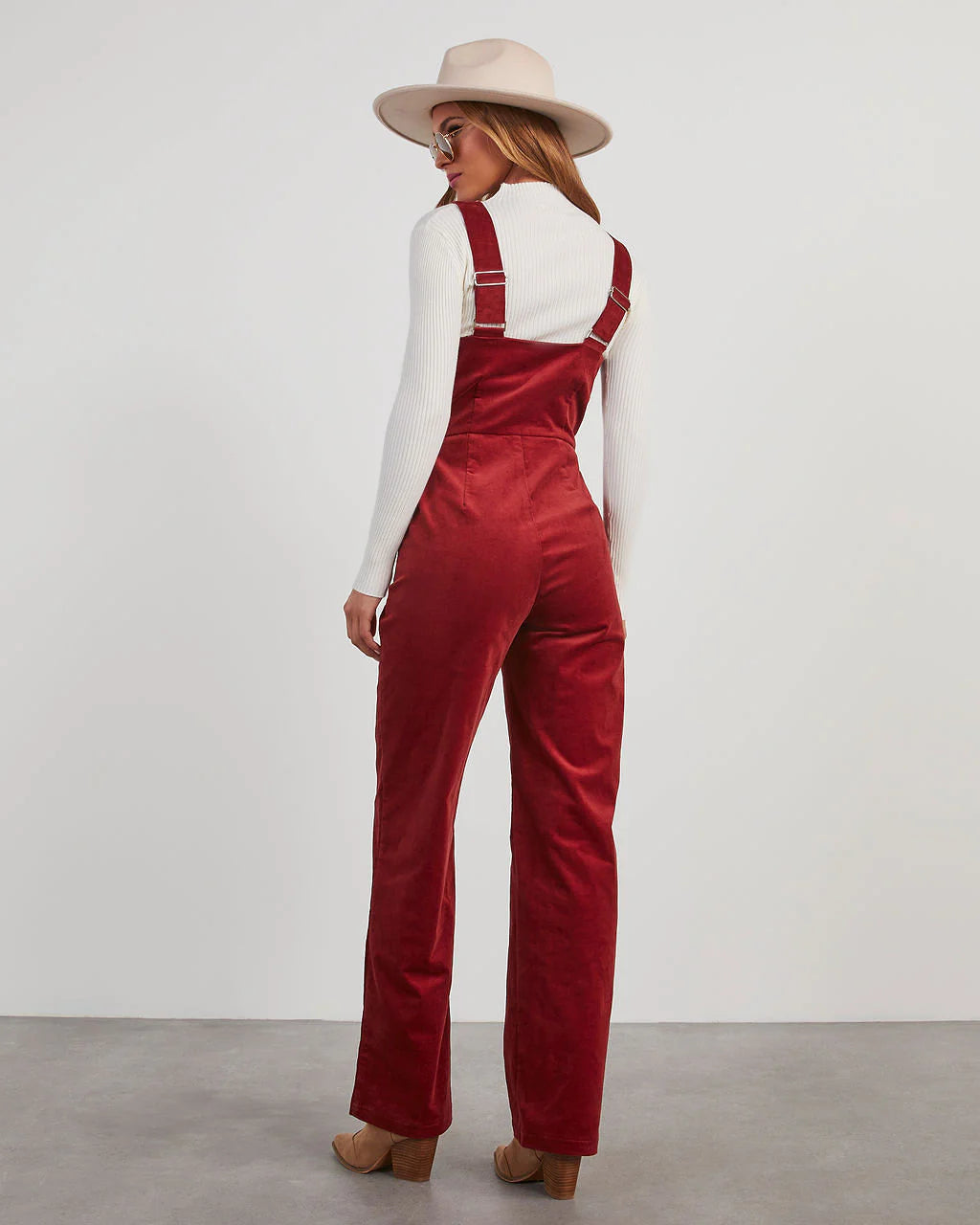 Zachary Corduroy Sleeveless Jumpsuit