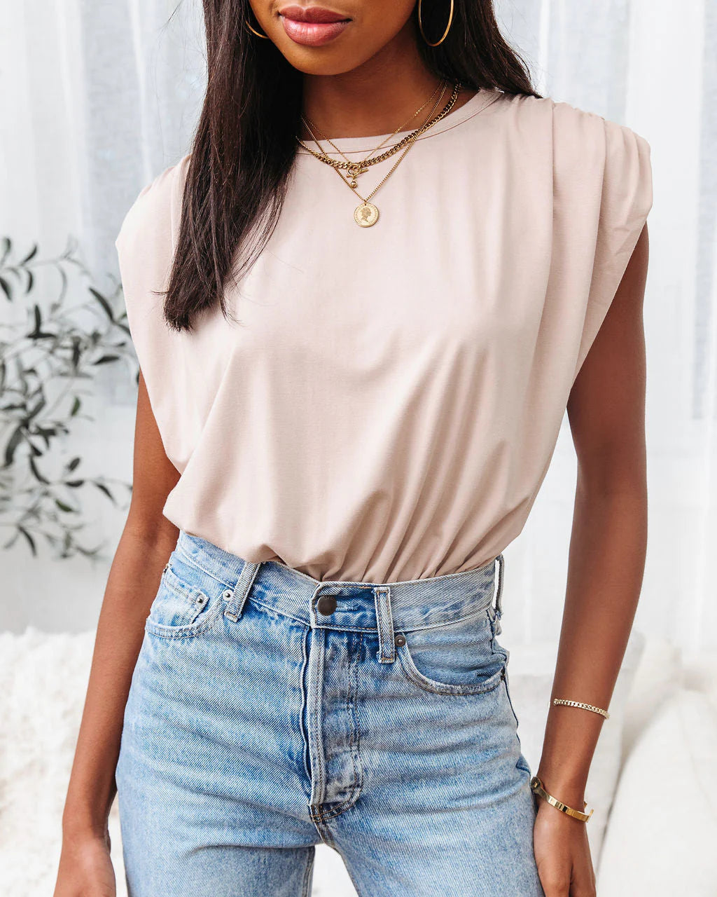 Romi Crew Neck Bodysuit