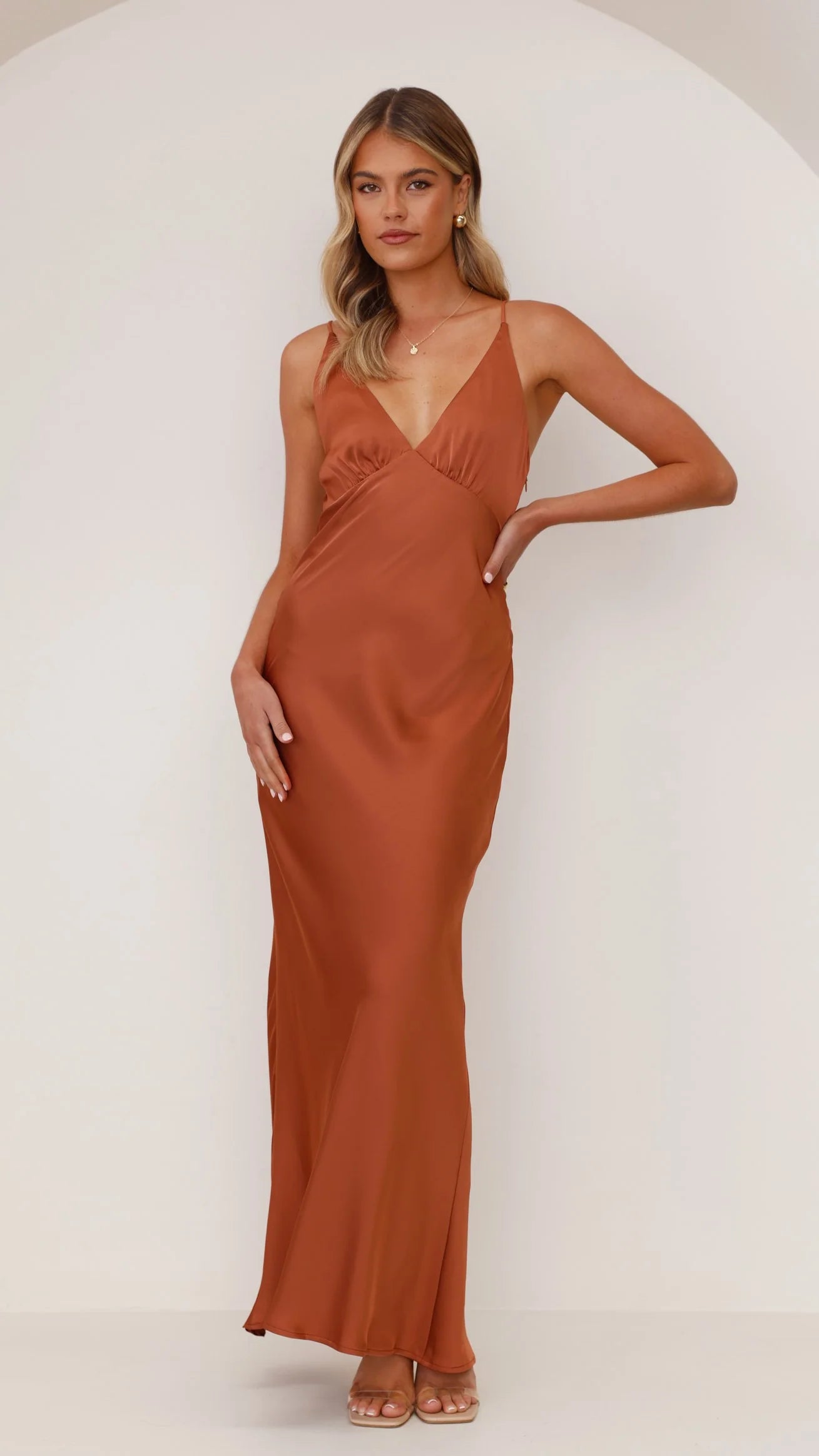 Ziah Maxi Dress Copper