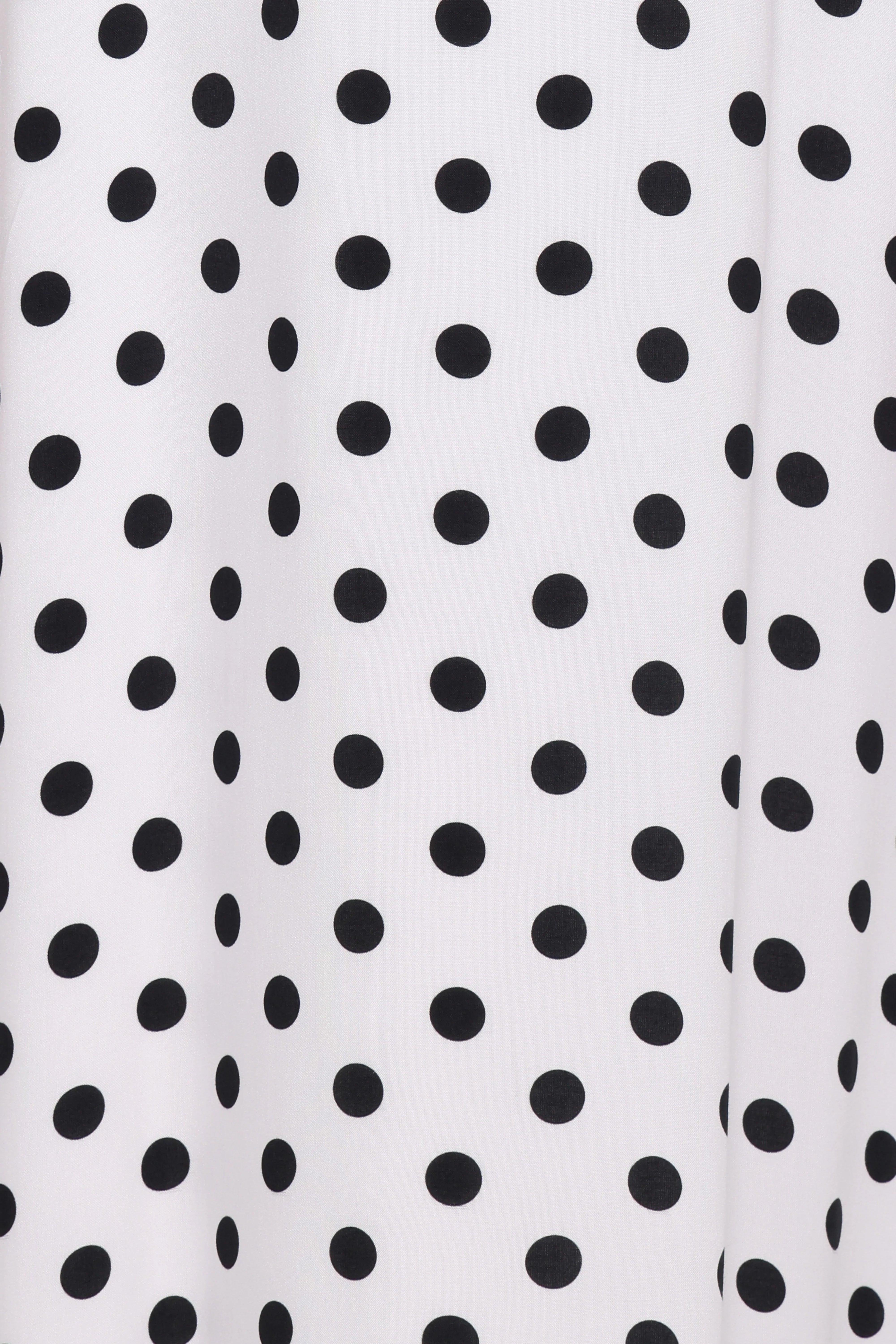 Virgo Maxi Dress White Polka Dot