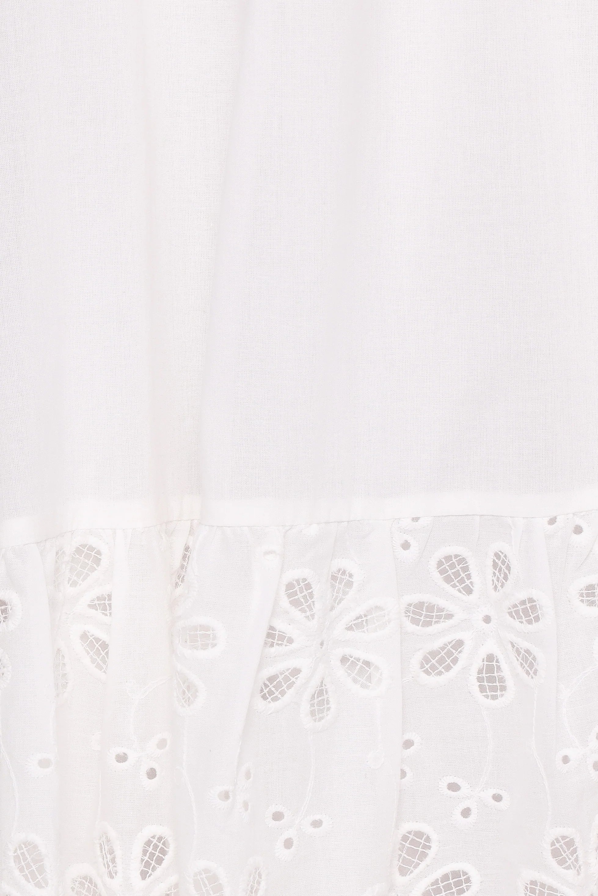 Xana Maxi Dress White Broderie