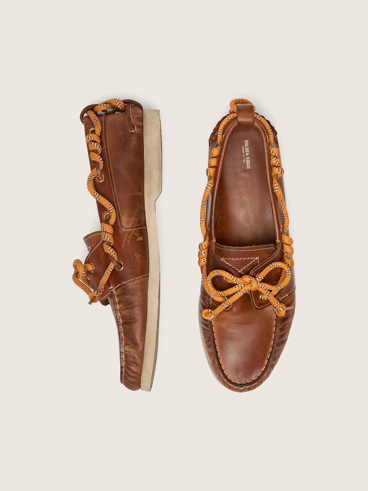 Men's Cruise loafer in tobacco-colored leather