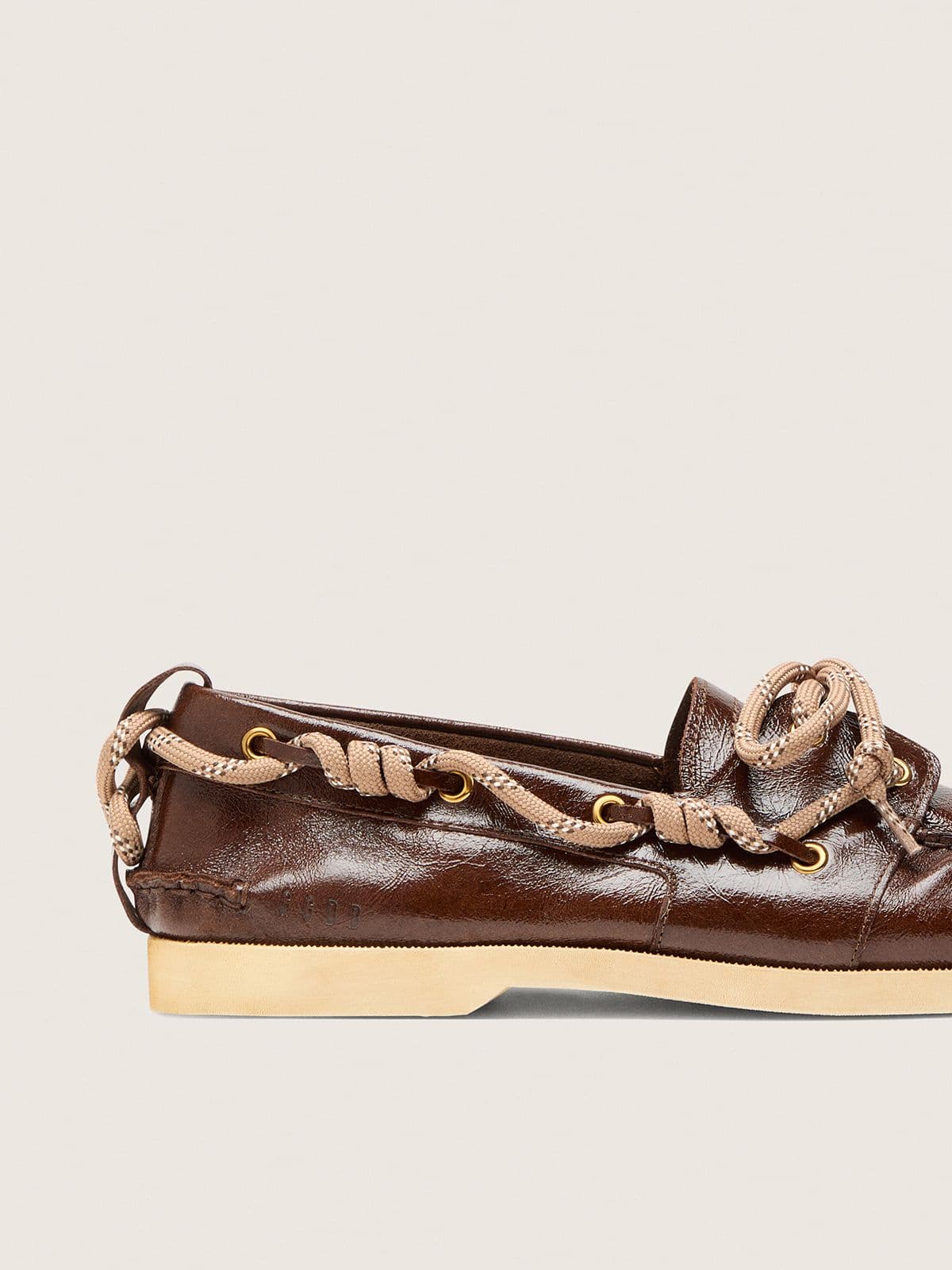 Men's Cruise loafer in glossy dark brown leather