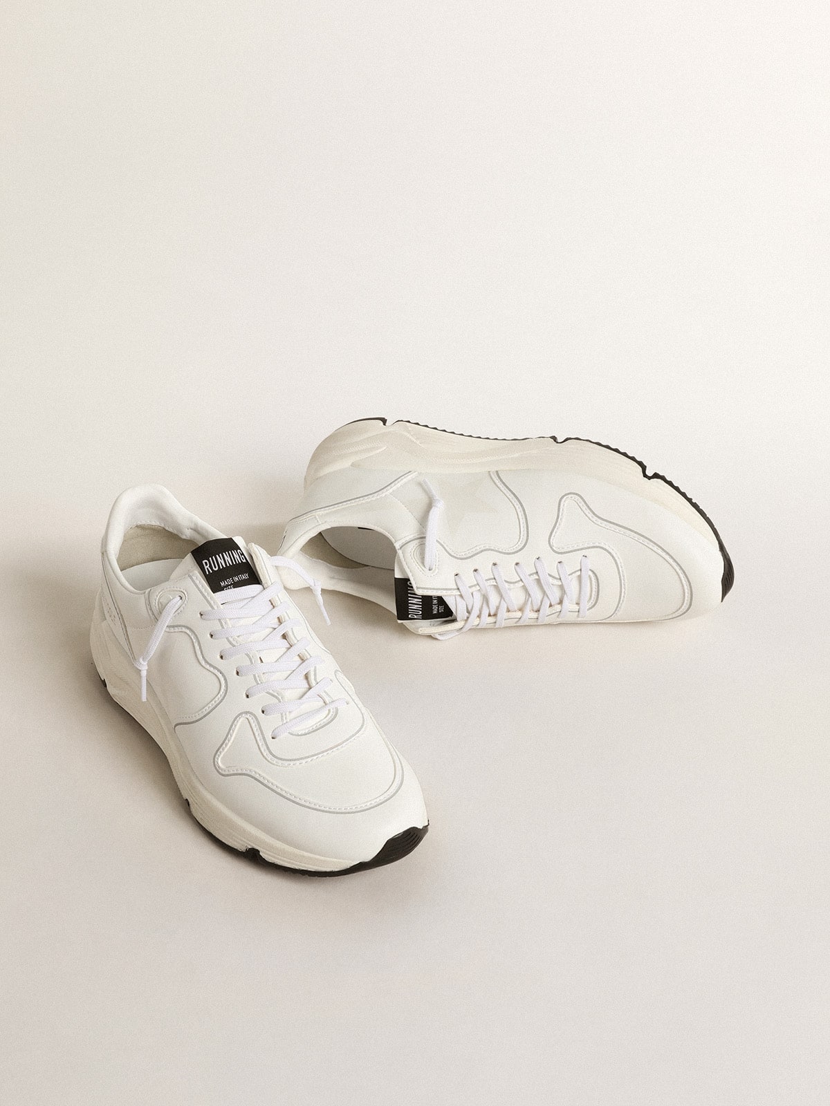 Women’s bio-based Running Sole with white star and heel tab