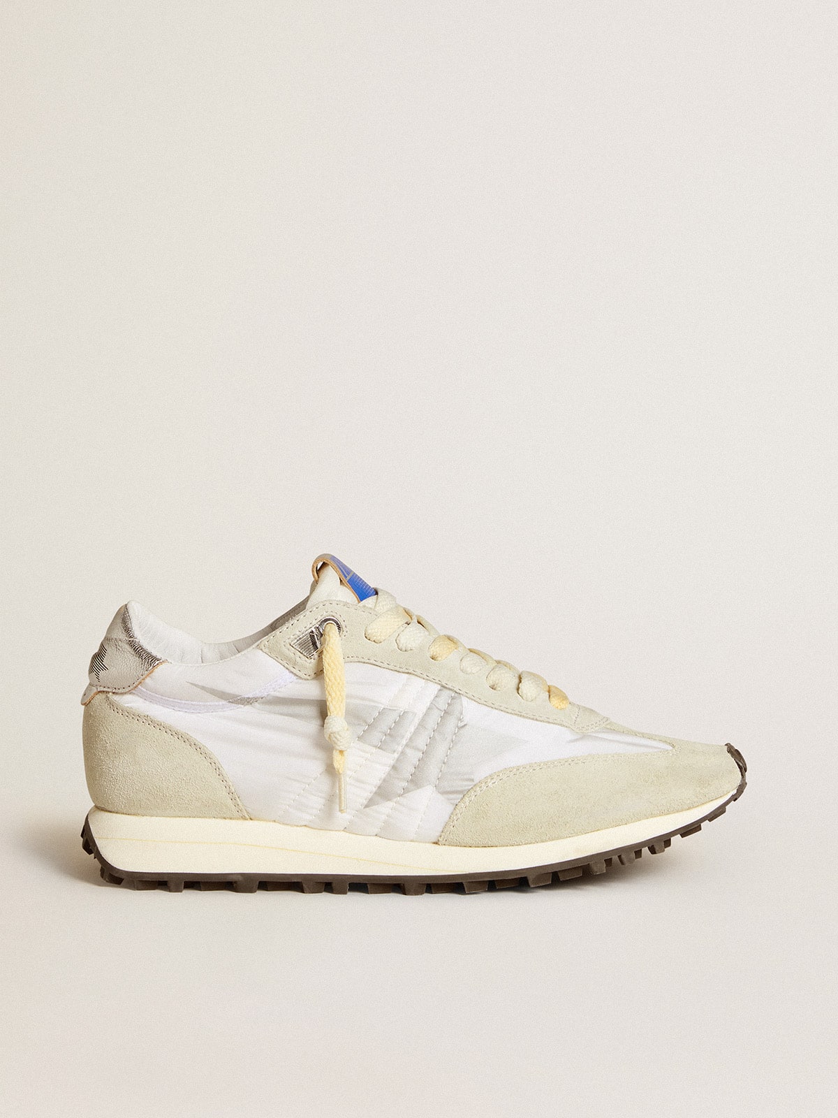 Women’s Marathon with white nylon upper and silver star