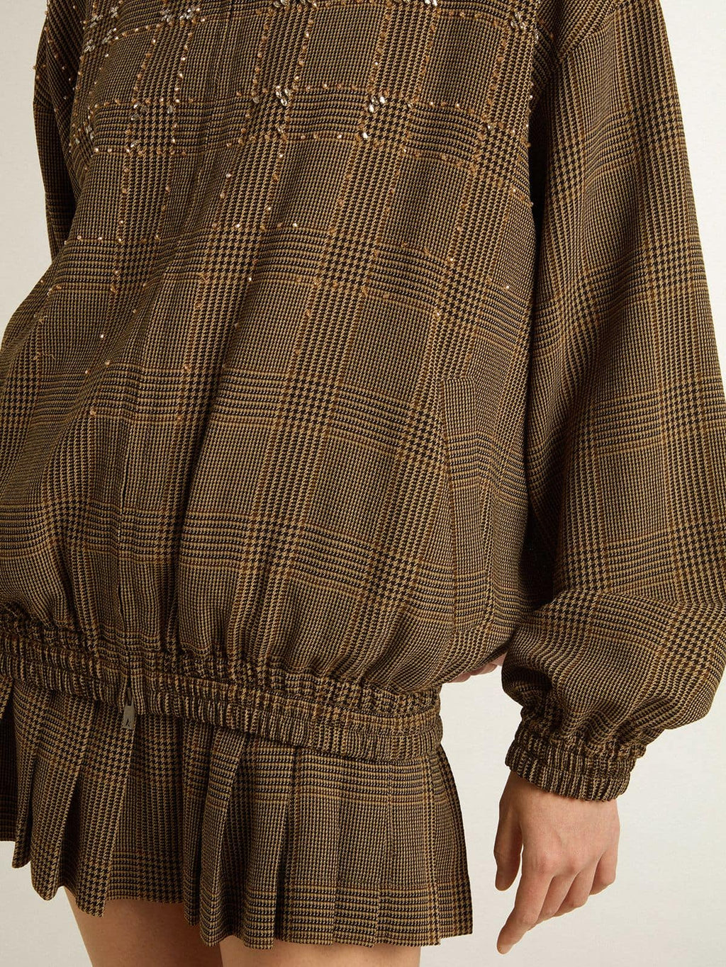 Women's wool bomber jacket