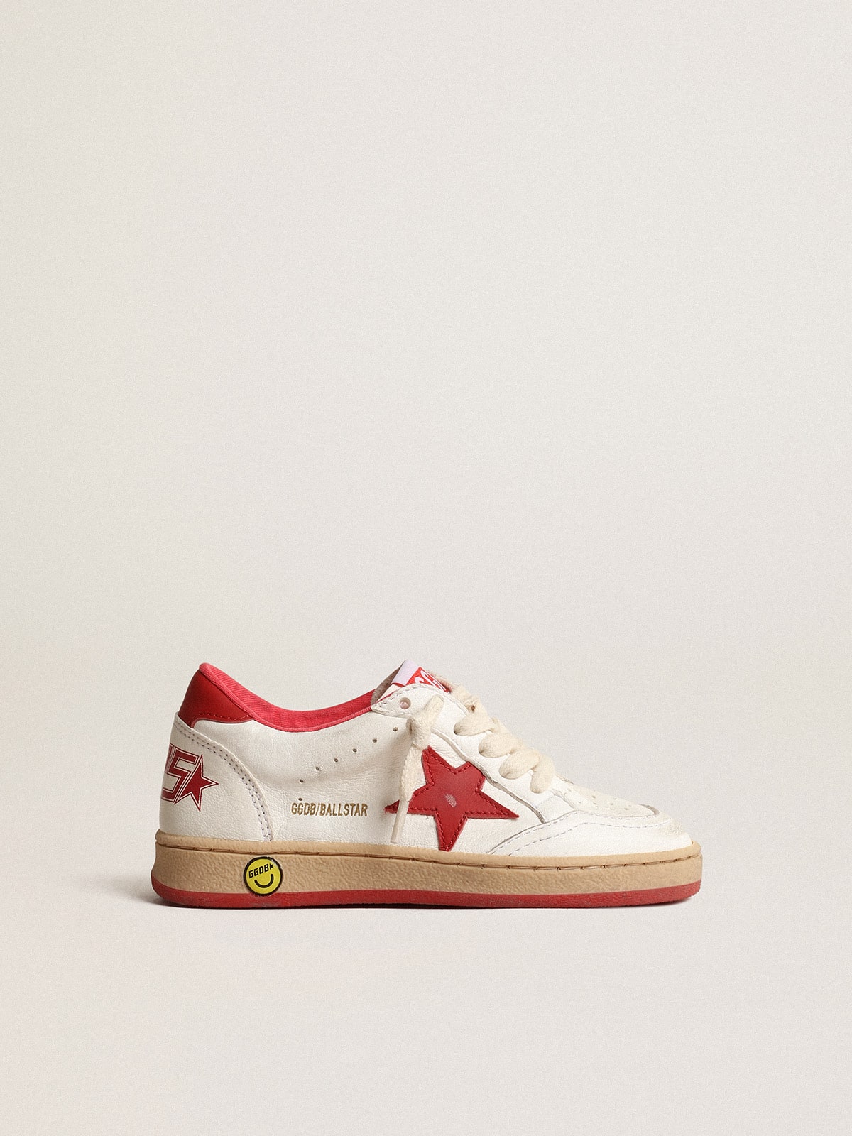 Young Ball Star in nappa with red leather star and heel tab